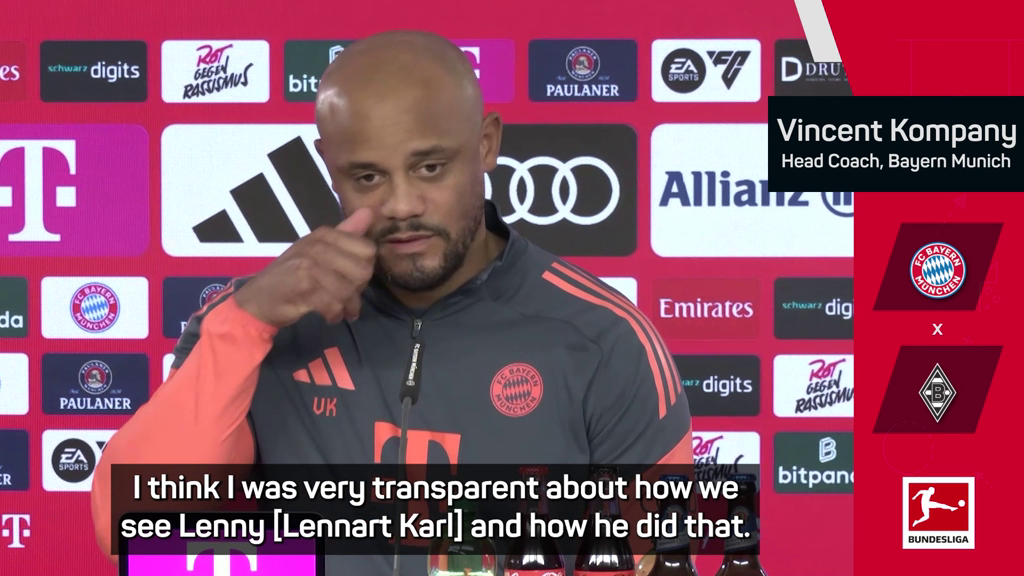 Kompany and Bayern managing hype around teen star amid Messi comparisons