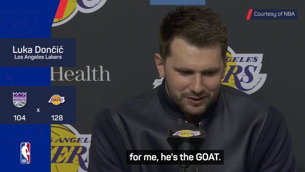 Doncic hails Djokovic as the 'GOAT'