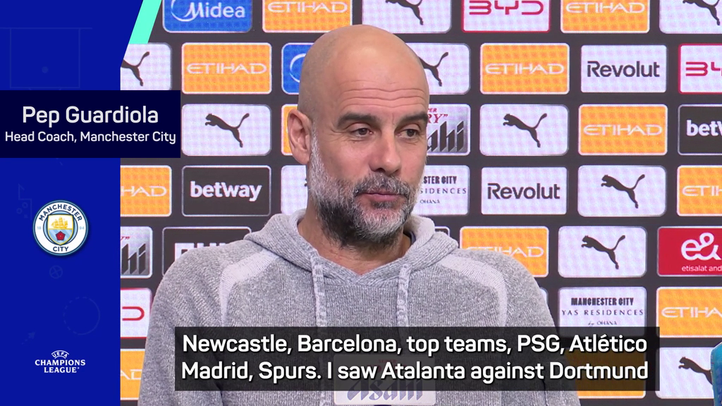 Don't say Arsenal have an easy Champions League draw - Guardiola