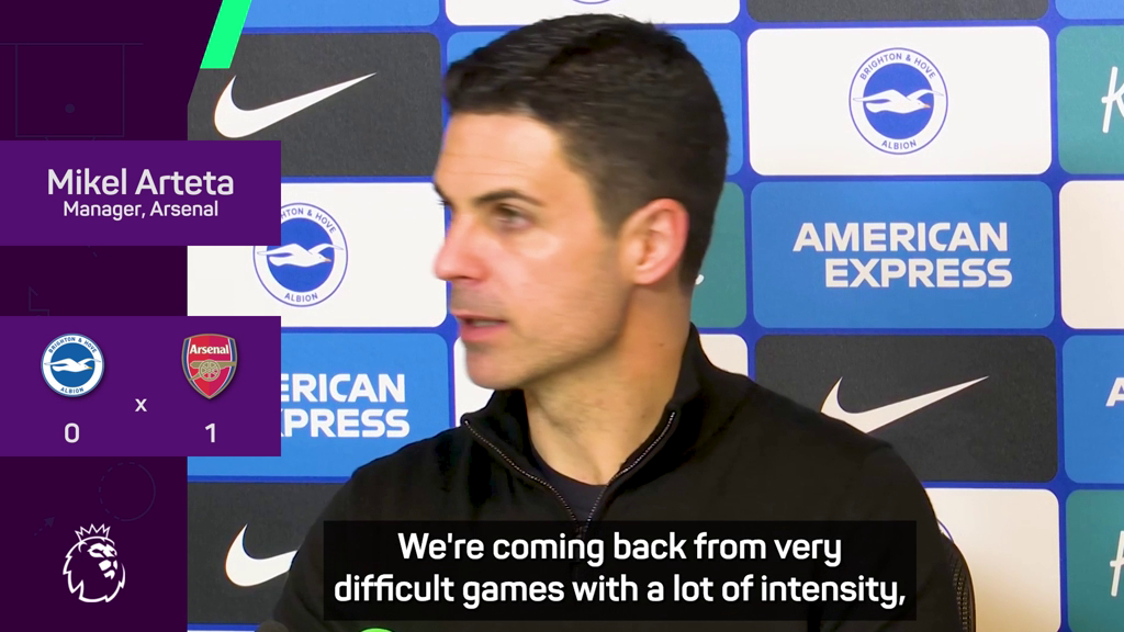 Arteta hails 'huge' Arsenal win to extend lead atop Premier League