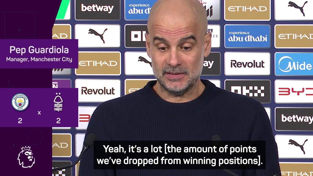'There are many games to go' - Guardiola adamant title race isn't over