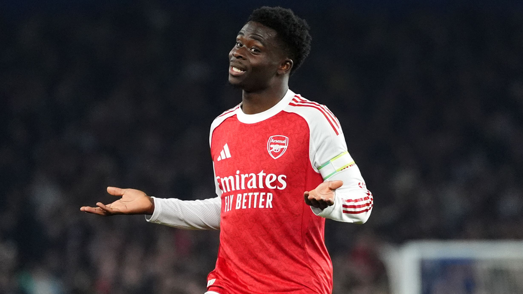 Bukayo Saka feels ‘blessed’ to make 300th Arsenal appearance in win at Brighton