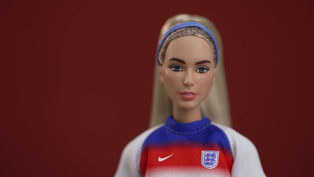 Hey Barbie! Dream come true for England's Chloe Kelly
