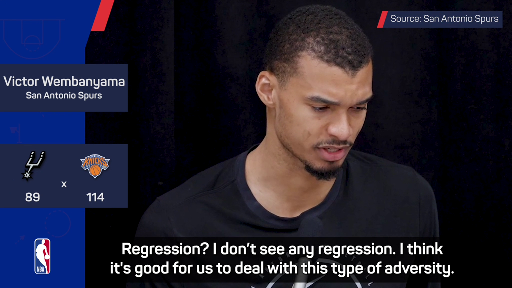 Knicks made Spurs look 'ugly' - Wembanyama