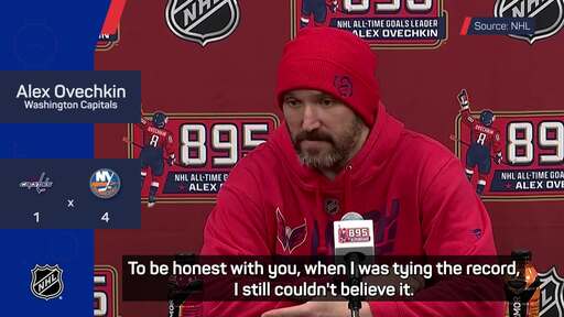 Alex Ovechkin emotional after breaking Wayne Gretzky's goal record