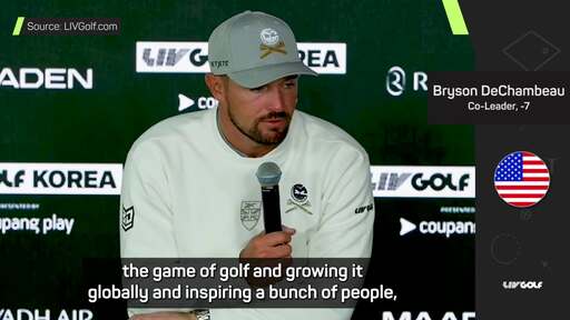 'It's my duty to grow the game of golf' - DeChambeau