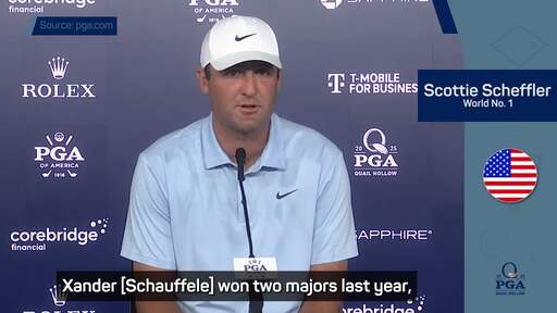 Scheffler looking forward to Schauffele and McIlroy grouping