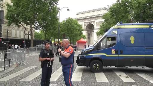 Security in place as the Tour de France concludes in Paris