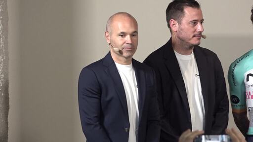 Iniesta launches NSN Cycling Team in Barcelona