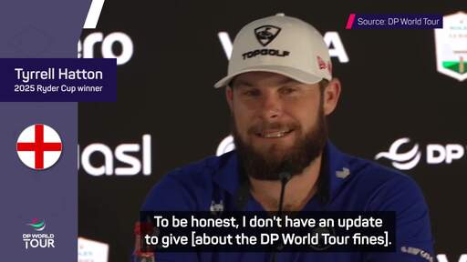 Hatton responds to McIlroy's call-out over DP World Tour fines