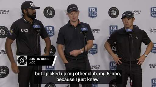 Justin Rose delighted by career-first albatross at TGL