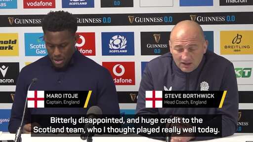 England left themselves too much to do in Scotland defeat - Borthwick